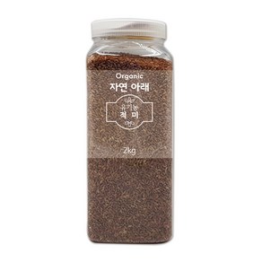 자연아래 유기농 적미, 2kg, 1개