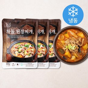 담뿍 차돌 된장찌개 (냉동), 400g, 3개