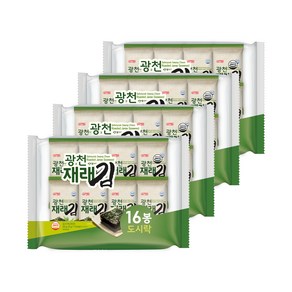 삼육김 광천 재래김 16p, 64g, 4개