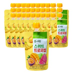 풀무원 풀스키친 스위트 트로피컬 과일주스, 40개, 100ml