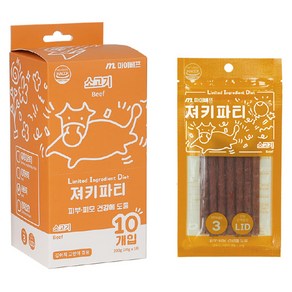 마이베프 L.I.D 져키파티 노즈워크 소고기 20g x 10p, 200g, 1개