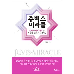 쥬비스 미라클:쥬비스 다이어트는 어떻게 신화가 되었나?