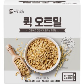 맛있는풍경 퀵 오트밀, 400g, 1개