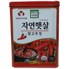 진조미식품 자연햇살 찰고추장, 17kg, 1개