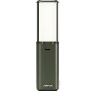 daoom 폴딩 LED 캠핑랜턴 충전식 휴대용 감성 캠핑등 조명, 다크그린(d-CL-5100D), 1개