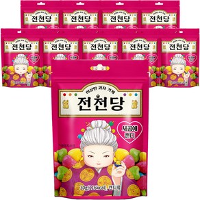 에이스엠앤티 전천당 새콤애 캔디, 30g, 10개