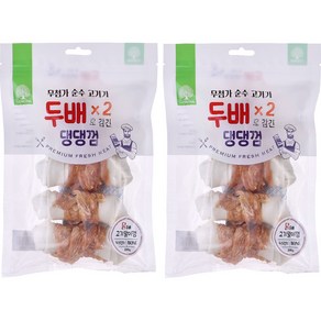 더내추럴 강아지 두배 고기많은 댕댕껌 11cm 200g 5p, 2개