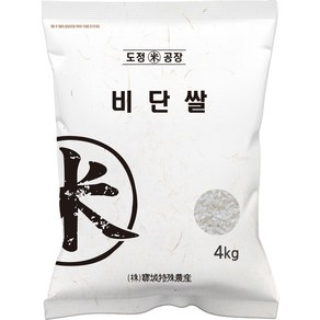 도정공장 비단쌀 백미, 4kg, 1개