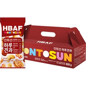 바프 먼투썬 하루견과 브라운 30p 세트, 1세트, 600g