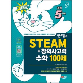 안쌤의 STEAM + 창의사고력 수학 100제, 시대교육, 보통, 초등5학년