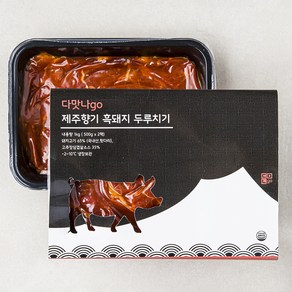 다맛나go 제주향기 흑돼지 두루치기 2팩 (냉장)