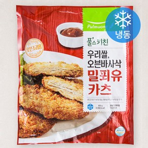 풀스키친 우리쌀 오븐바사삭 밀푀유카츠 10개입 (냉동), 850g, 1개