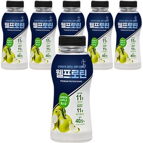 웰프로틴 풋사과, 6개, 40g