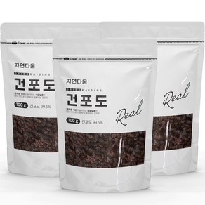 자연다움 건포도, 100g, 3개