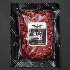 해자람 한우 정육 2등급 국거리용 (냉장), 400g, 1개