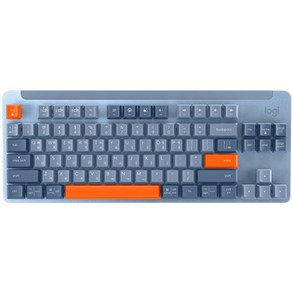 로지텍 SIGNATURE K855 무선 기계식 TKL 텐키리스 키보드, 블루그레이, 920-011223, 적축