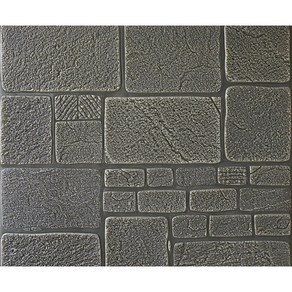 욜로라이프 XPE 소재 벽돌패턴 폼블럭 70 x 70 cm, 다크그레이, 1개