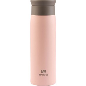 마보스 이중진공 보온보냉 투웨이 오픈 보틀 M-8730, 핑크, 500ml