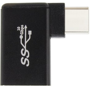 솔탑 USB C타입 고속 데이터 충전 ㄱ자 측면 꺾임 OTG 컨버터, SOLTOP-1334