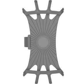 닥터바이크 자전거 오토바이 360도 회전 휴대폰 거치대 P3CA-1360, 그레이, 1개
