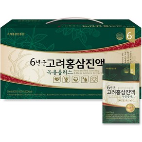 고려홍삼진흥원 6년근 고려홍삼진액 녹용플러스, 50ml, 30개입, 1개, 50ml