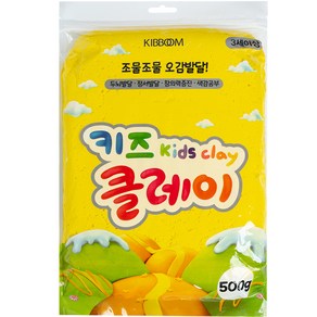 키즈 클레이, 노랑, 500g, 1개