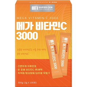 메가 비타민C 3000 고용량 분말 스틱 100p, 300g, 1개