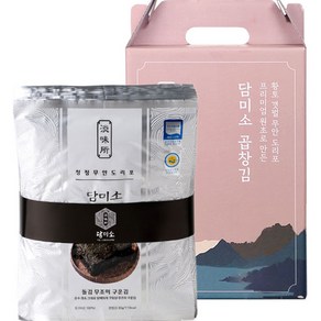 담미소 돌김 무조미 구운김 1속 랜덤발송 선물세트, 300g, 1개