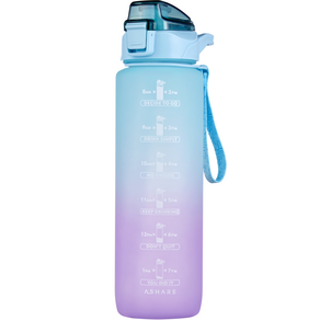 어쉐어 1리터 그라데이션 텀블러 물병, 그린, 1L, 1개