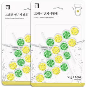 살림백서 프레쉬 변기 세정제 레몬향 4p