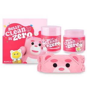 바닐라코 벨리곰 에디션 클린 잇 제로 밤 180ml + 패드 70p + 세안밴드 기프트 세트 3종