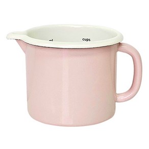 하울스홈 인덕션 본아페 파스텔 법랑 계량 저그 소 700ml, 10cm, 핑크, 1개