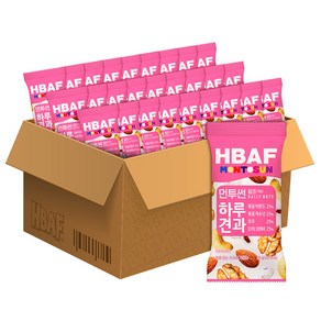 HBAF 하루견과 먼투썬 핑크, 20g, 100개