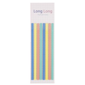 슈퍼쌤 Long Long 하이라이트 인덱스스티커, 파스텔, 1세트