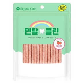 네츄럴코어 강아지 델리플러스 포크콜라겐 딸기껌 40p