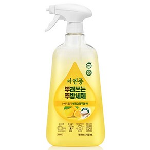 자연퐁 뿌려쓰는 주방세제 본품 레몬향, 1개, 750ml