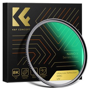 케이앤에프컨셉 NANO-X Ultra-Low Reflection 초저반사 필터 8K AGC Glass 40.5mm