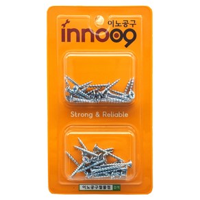 이노공구 목재용 백색 코스나사 2종 x 20p 세트 NIT300, 1세트
