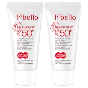 라벨로 아쿠아 선크림 SPF50+ PA+++, 2개, 50ml