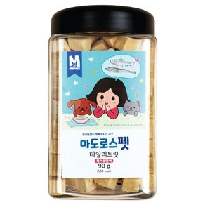 마도로스펫 강아지 데일리트릿 북어 & 연어, 혼합맛(북어/연어), 90g, 1개