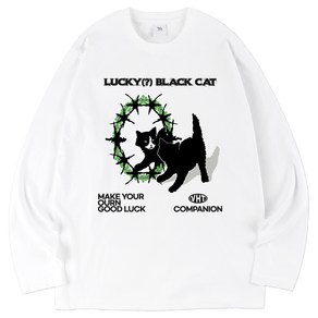 벤힛 Lucky Cat 롱 슬리브 긴팔 티셔츠