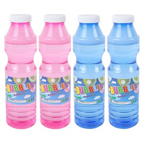 해피플레이 리필액 비누방울 450ml, 랜덤발송, 4개