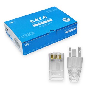 엠비에프 CAT 6 RJ45 이지 플러그 관통형 컨넥터 MBF-C6-EZ