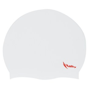 랠리 실리콘 수영모자 KRUC100, WHITE, 1개