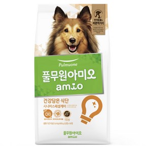 풀무원아미오 강아지 건강담은 식단 기능성 사료, 시니어, 6.4kg, 1개