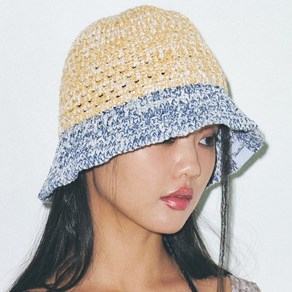 포에지담 RING KNIT BUCKET HAT IN