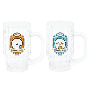 담곰이 하이볼잔 2종 380ml, 혼합색상, 2개