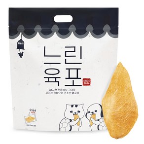 페슬러 반려동물 느린육포 닭가슴살 대용량 간식, 닭가슴살맛, 200g, 1개