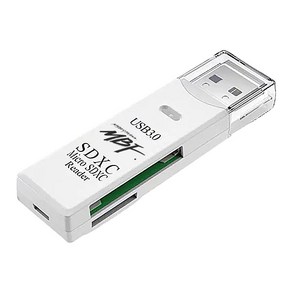 엠비에프 USB 3.0 블랙박스 SD 멀티 카드리더기, MBF-U3CR-WH, 화이트, 1개