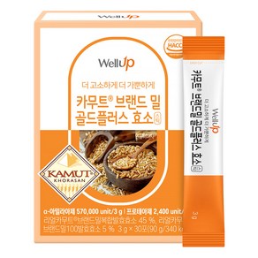 웰업 카무트 브랜드밀 골드플러스 효소스틱 30p